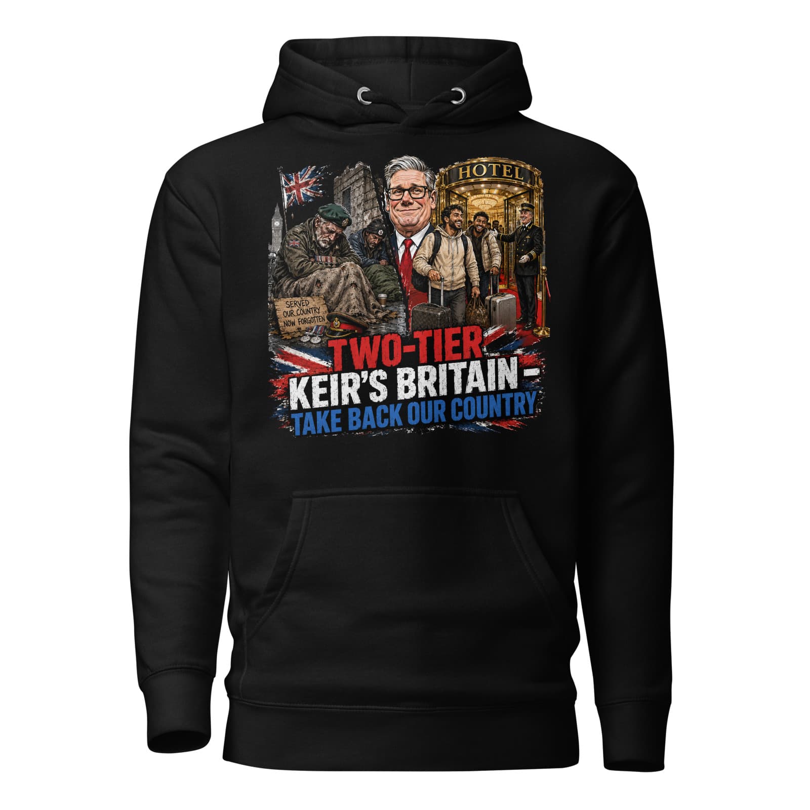 Two Tier Britain Premium Hoodie